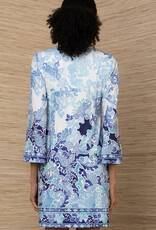 Hale Bob Flannery Dress Blue