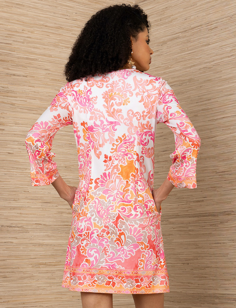 Hale Bob Flannery Dress Pink