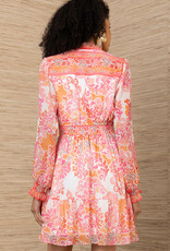 Hale Bob Bertille Dress Pink