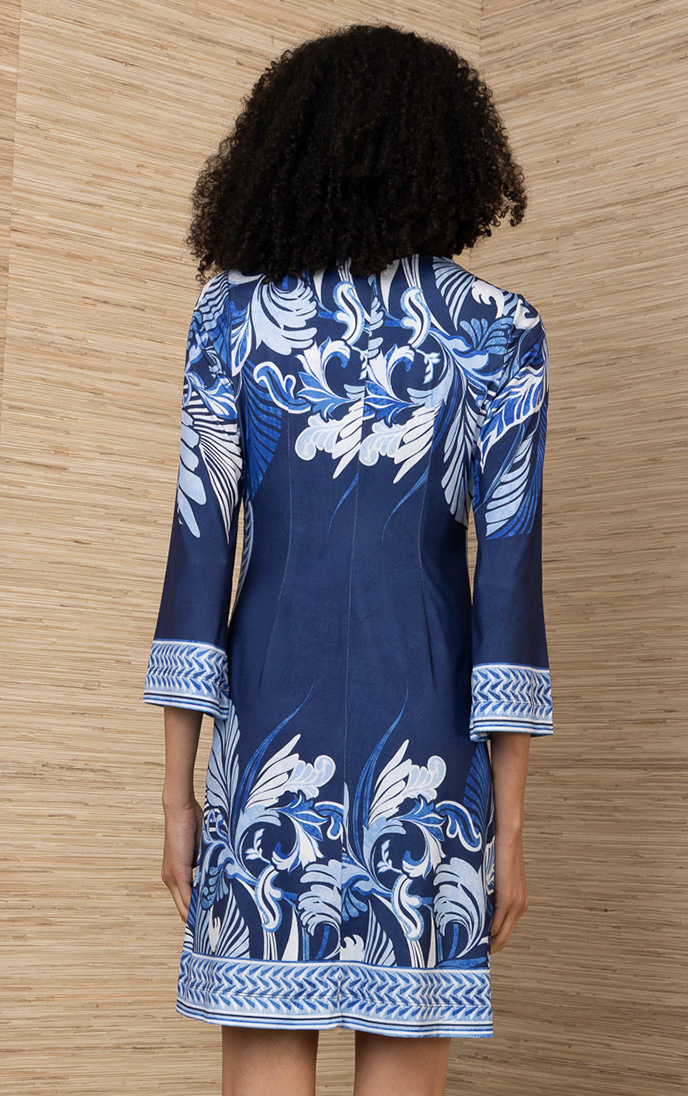 Hale Bob Wrenlee Dress Navy