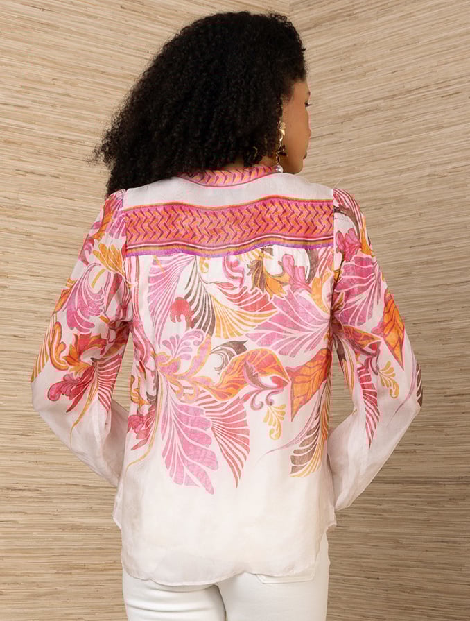 Hale Bob Delphine Top Pink