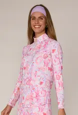 G Lifestyle Quarter ZipTop Coral Reef