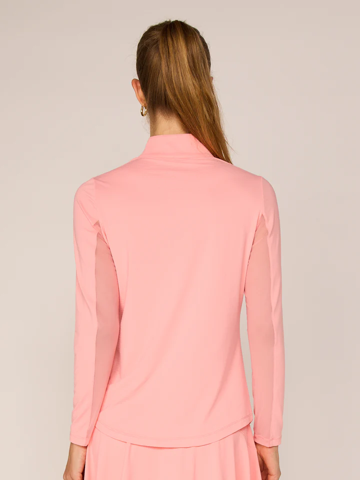 G Lifestyle Quarter Zip Top Melon