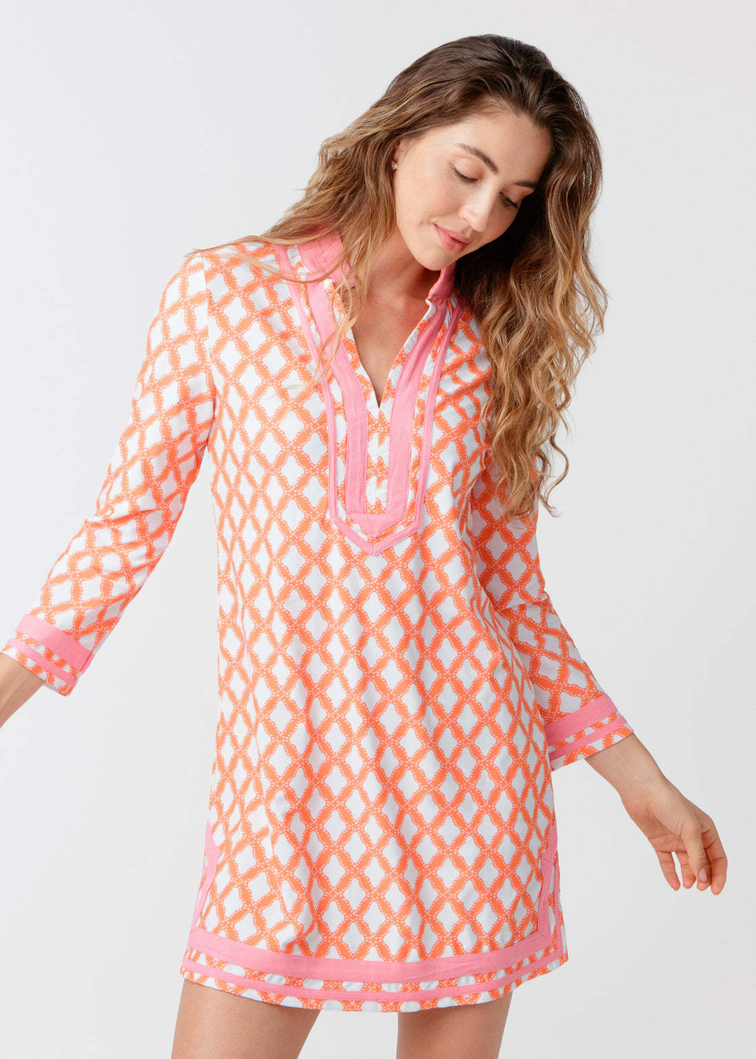 Cabana Life Sunset Oasis Tunic Dress