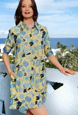 Dizzy Lizzie Dizzy Lizzie Chatham Dress Blue Floral