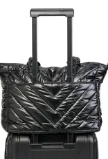 Wanderfull Quilted Tote Black