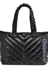 Wanderfull Quilted Tote Black