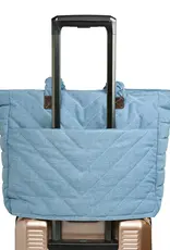 Wanderfull Quilted Tote Denim