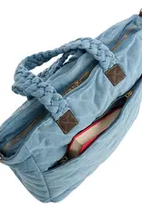 Wanderfull Quilted Tote Denim