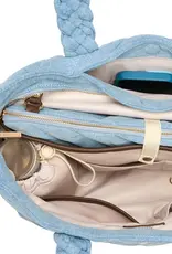 Wanderfull Quilted Tote Denim