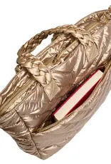Wanderfull Quilted Tote Gold