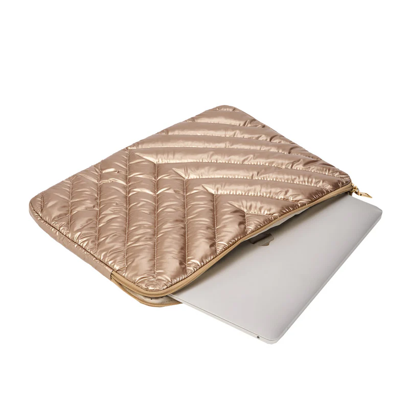 Wanderfull Quilted Tote Gold