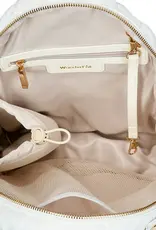 Wanderfull Pickleball Sling Bag w/ Removable Racquet Cover White