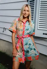 Briton Court Elena Dress Colorblock Floral