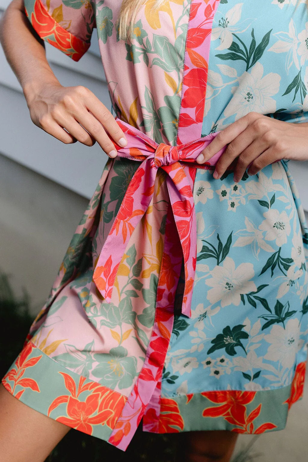 Briton Court Elena Dress Colorblock Floral