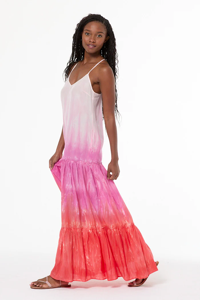 Young Fabulous & Broke Alani Dress Electric Brushed Ombre