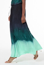 Young Fabulous & Broke Edola Skirt Teal Brushed Ombre