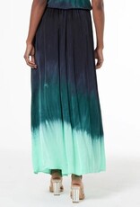 Young Fabulous & Broke Edola Skirt Teal Brushed Ombre