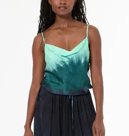 Young Fabulous & Broke Emmet Tank Teal Brushed Ombre