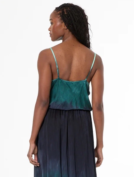 Young Fabulous & Broke Emmet Tank Teal Brushed Ombre