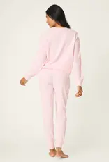 PJ Salvage Cross Stitch Pink Lounge Set