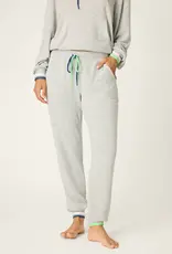 PJ Salvage C'est La Vie Grey Banded Pants
