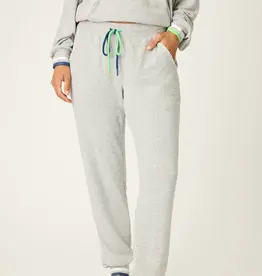 PJ Salvage C'est La Vie Grey Banded Pants