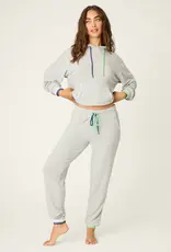 PJ Salvage C'est La Vie Grey Banded Pants