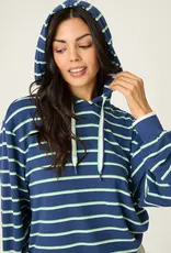 PJ Salvage C'est La Vie Striped Hoodie