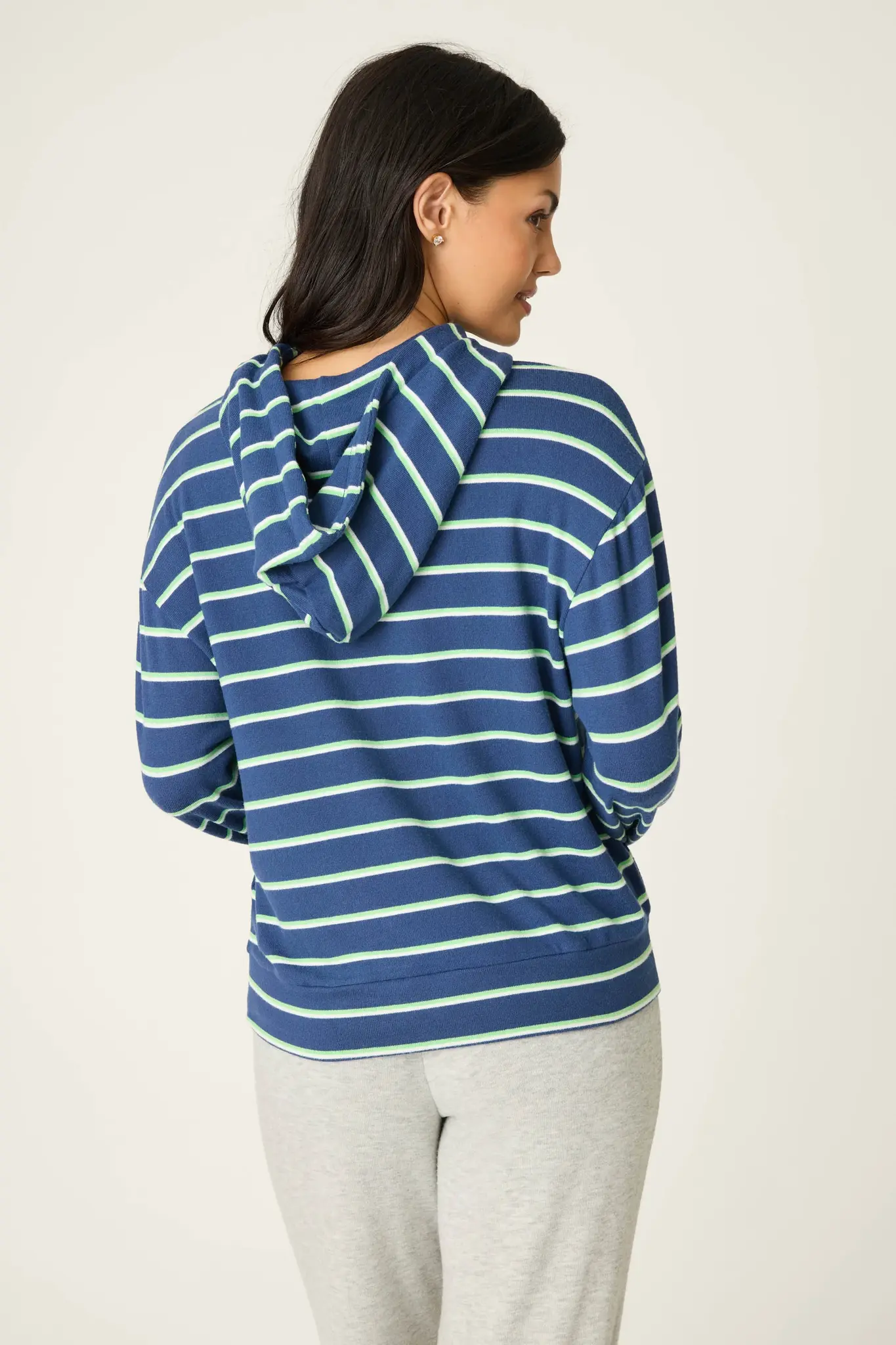 PJ Salvage C'est La Vie Striped Hoodie