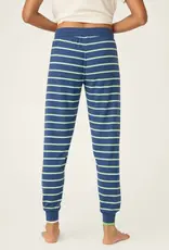 PJ Salvage C'est La Vie Striped Banded Pants