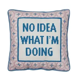 Peking Handicraft No Idea What I'm Doing Embroidered Pillow