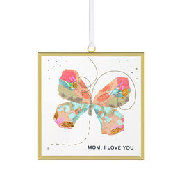 Demdaco Mom I Love You Butterfly Suncatcher