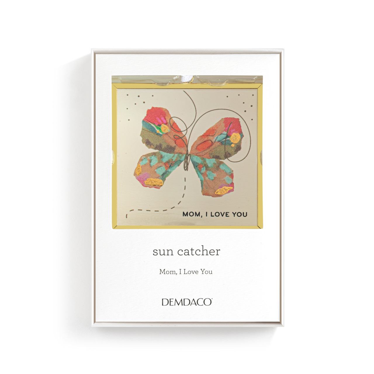 Demdaco Mom I Love You Butterfly Suncatcher