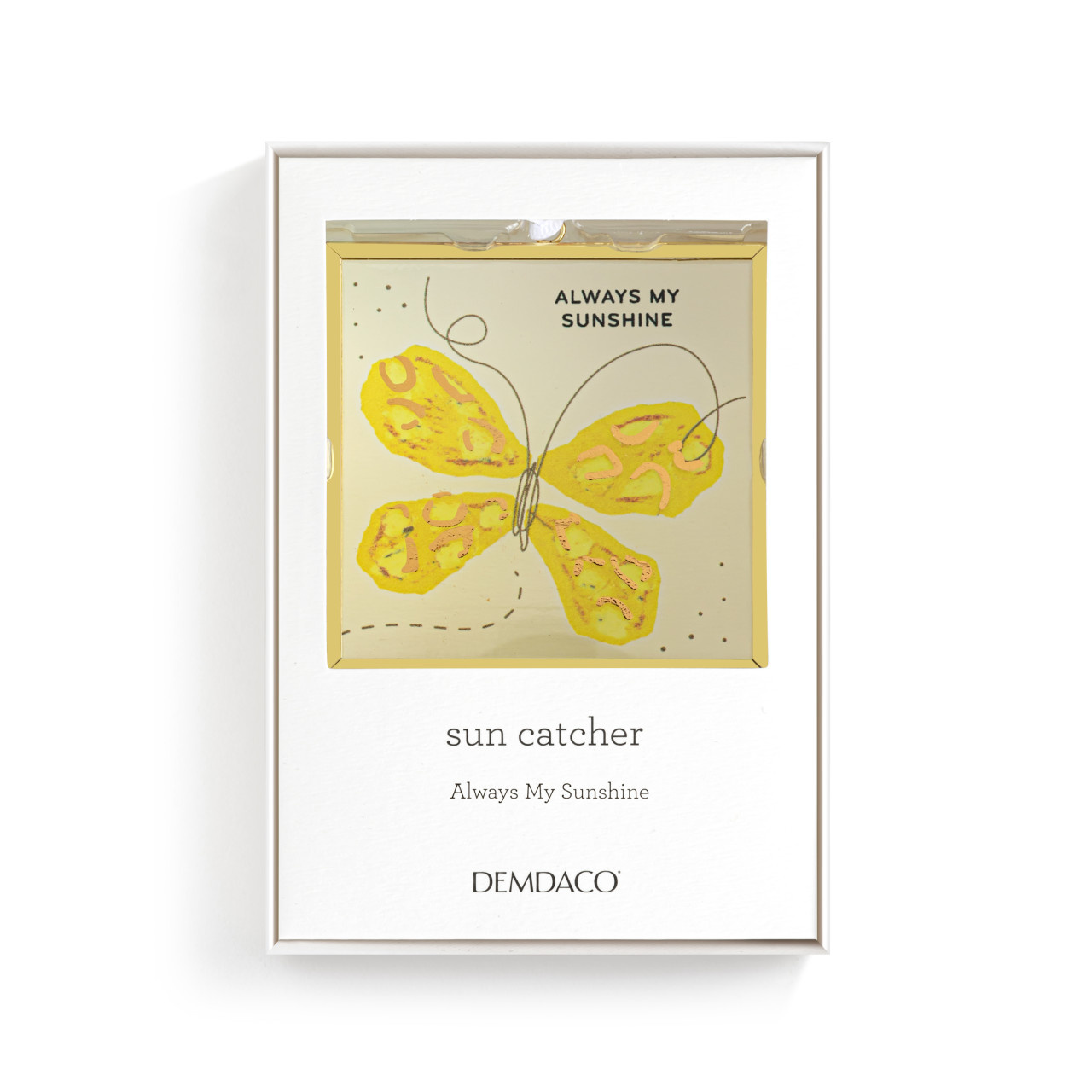 Demdaco Always My Sunshine Butterfly Suncatcher
