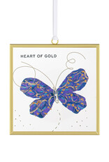 Demdaco Heart of Gold Butterfly Suncatcher