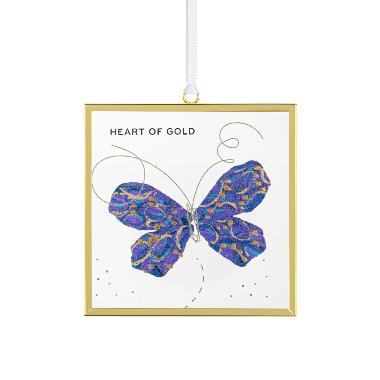 Demdaco Heart of Gold Butterfly Suncatcher