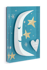 Demdaco To the Moon Together Tile Acrylic Wall Art