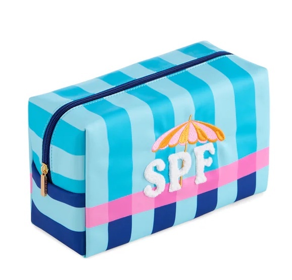 Shiraleah "Spf" Large Zip Pouch Turquoise