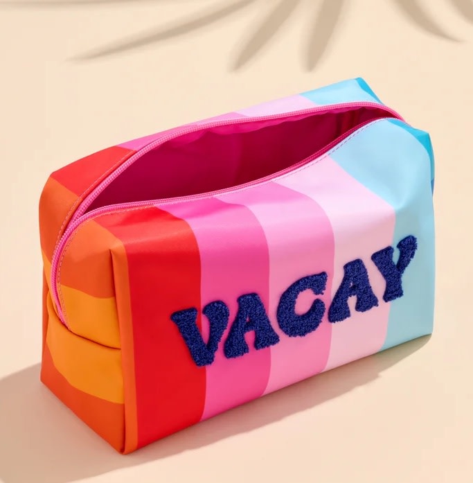 Shiraleah "Vacay" Large Zip Pouch Multi
