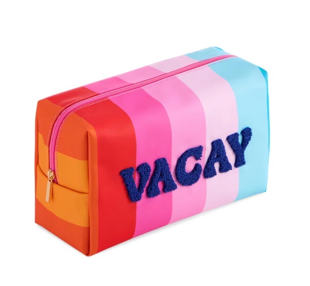 Shiraleah "Vacay" Large Zip Pouch Multi