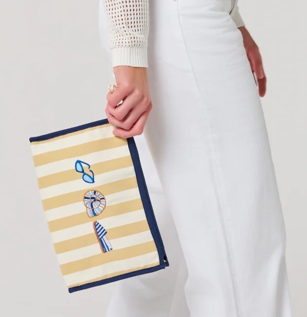 Shiraleah Shelly Zip Pouch Natural