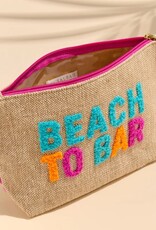 Shiraleah "Beach To Bar" Zip Pouch Natural