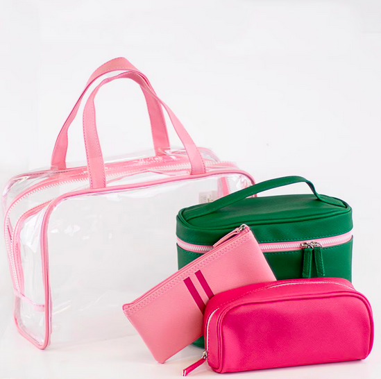 Royal Standard Livie Travel Gift Set in Pink & Kelly