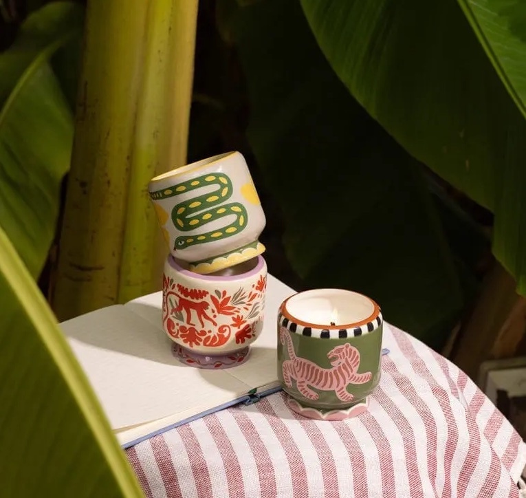 PaddyWax Snake Candle Wild Lemongrass