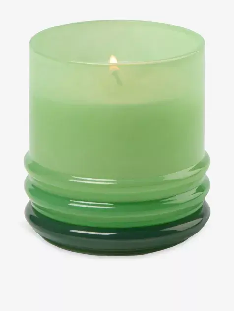 PaddyWax Stacked Glass Candle Minty Verde
