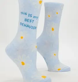 Blue Q Best Behavior Womens Socks