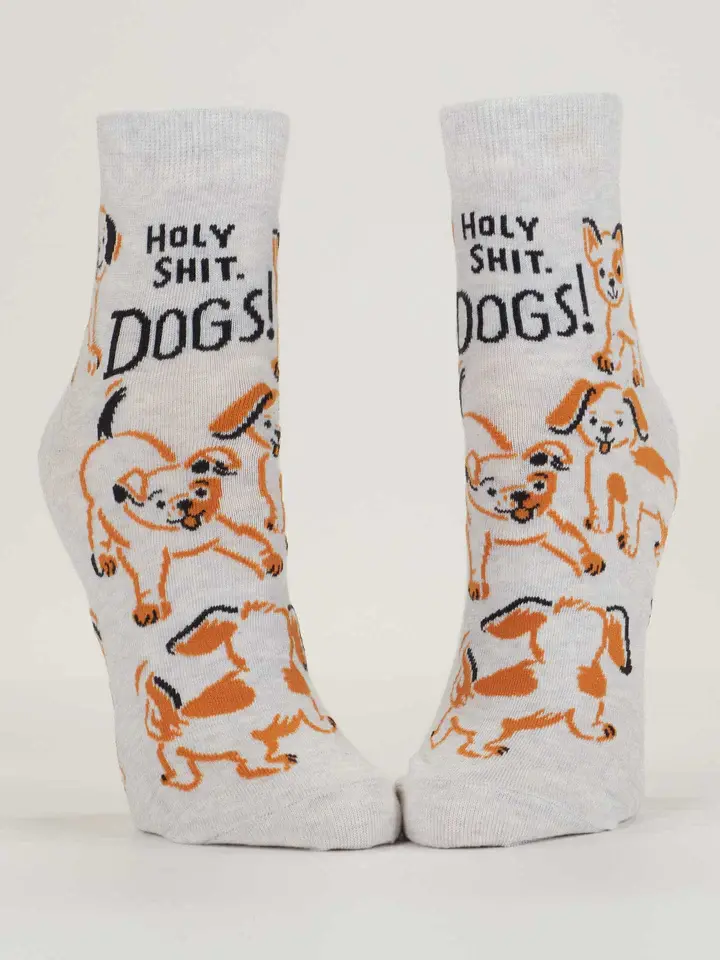 Blue Q Holy Shit! Dogs! Womens Socks