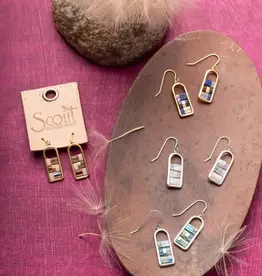 Scout Curated Wears Good Karma Miyuki Frame Earring