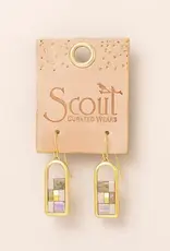 Scout Curated Wears Good Karma Miyuki Frame Earring